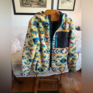 Jacket DRAVUS hoodie sweatshirt fleece tribal Aztec vibe Vintage? UNISEX